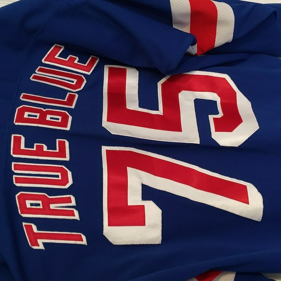 Authentic Rangers Jersey True Blue number 75 CCM size XL - Picture 10 of 11